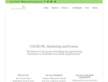 Tablet Screenshot of annecarolineinc.com